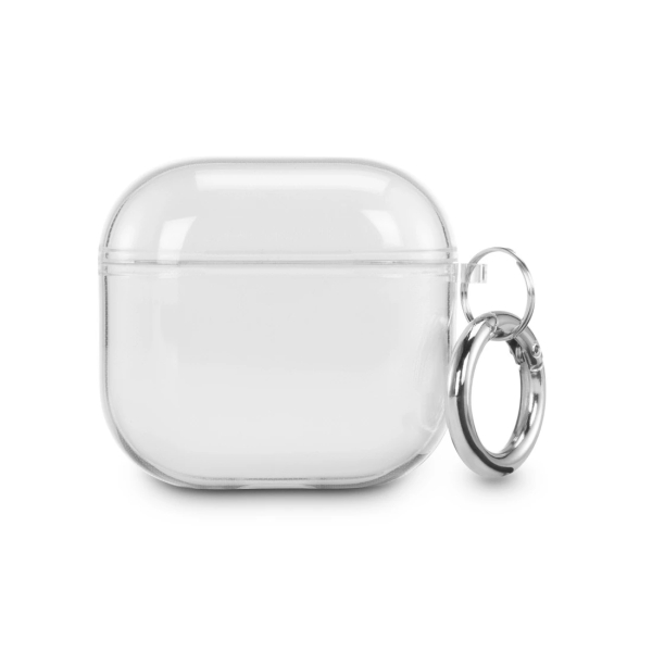 Hama Always Clear Custodia per la custodia di ricarica degli AirPods 4 - Anti-ingiallimento - Protezione dagli sfregamenti - Colore trasparente