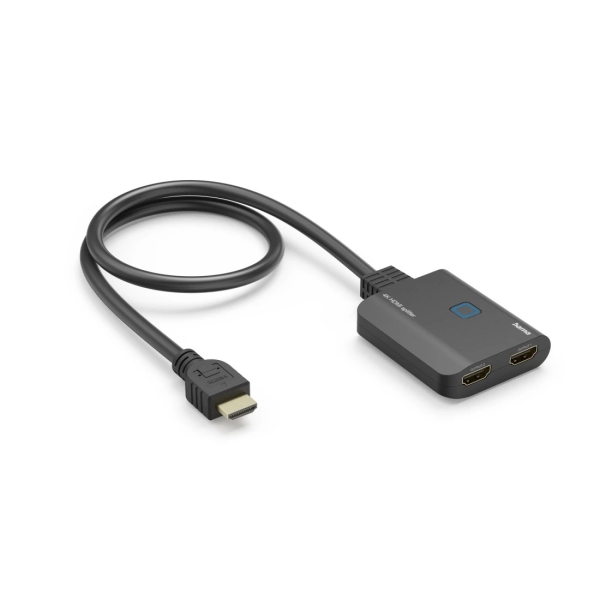 Hama Splitter HDMI 4K - 1 ingresso - 2 uscite - Indicatore LED - 6