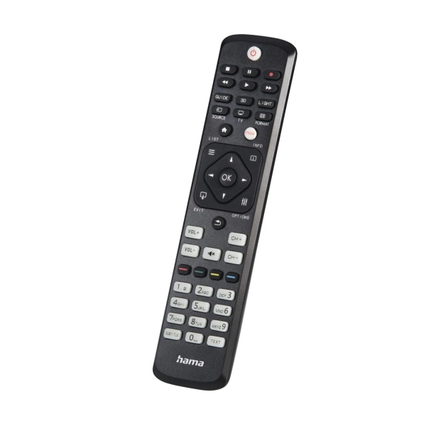 Telecomando Hama per TV Philips - Portata 10 m - 46 tasti - Accesso diretto alle piattaforme di streaming - 21