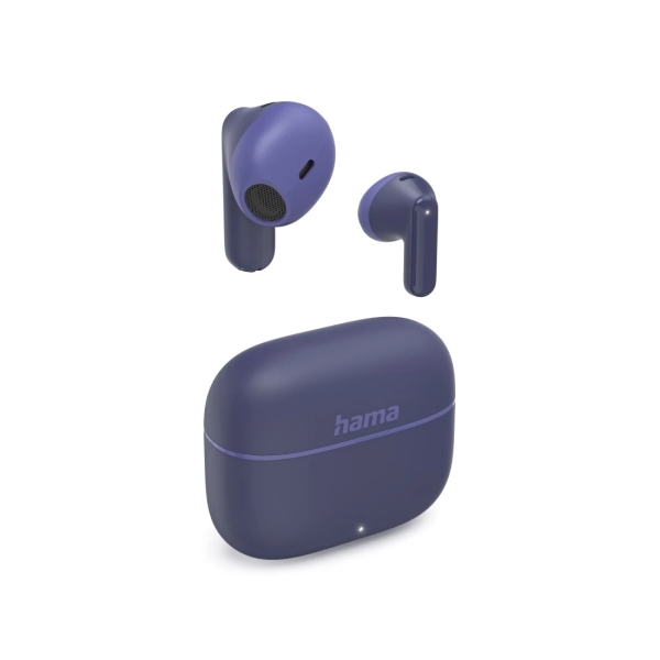 Cuffie Hama Freedom Light II con microfono omnidirezionale - Bluetooth - Portata 10 m - Assistente vocale - Ricarica tramite USB-C - Colore Blu