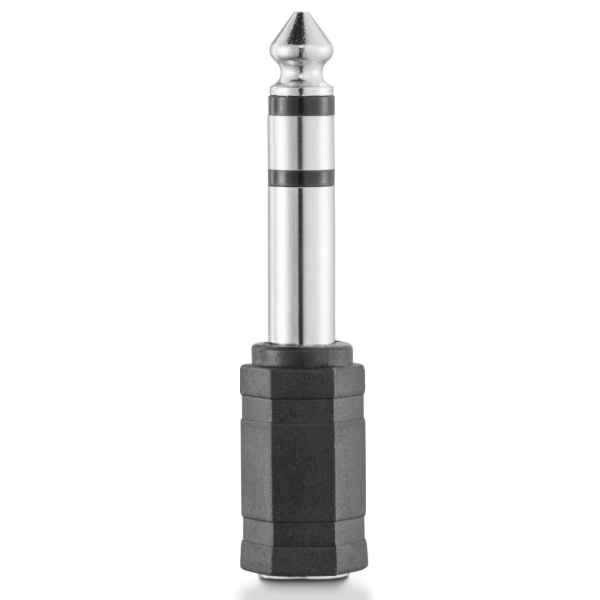 Adattatore Hama Essential Jack - Femmina 3,5 mm - Maschio 6,3 mm - Colore Nero