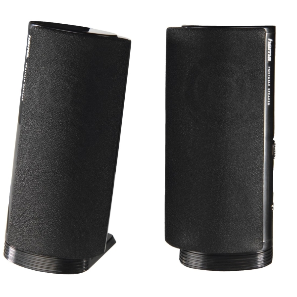 Altoparlanti da tavolo Hama - Cavo da 115 cm - Frequenza fino a 20 GHz - Jack da 3,5 mm - USB-A - 7 x 6,7 x 14,5 cm - Colore Nero