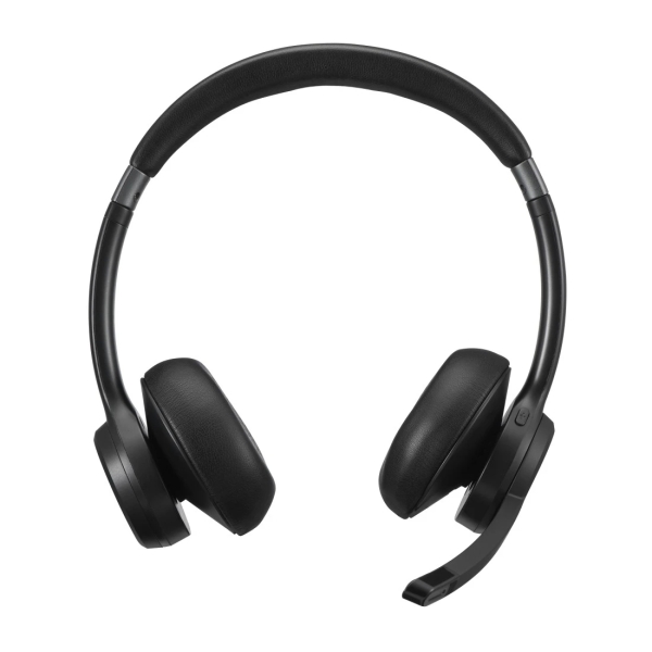 Hama BT700 Cuffie con microfono omnidirezionale flessibile - Bluetooth - Archetto regolabile - Portata 10 m - Ricarica tramite USB-C - Colore Nero