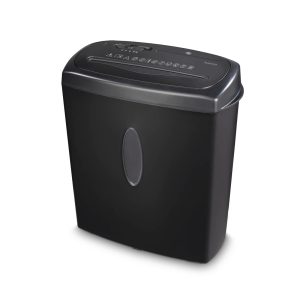 Hama Home x10CD Distruggidocumenti manuale - 460 W - 72 dB - Distrugge fino a 11 fogli - Velocità 2 m/min - Taglio trasversale P-4 - Distrugge bande magnetiche e tessere - 34 x 17 x 39 cm - Colore: Nero