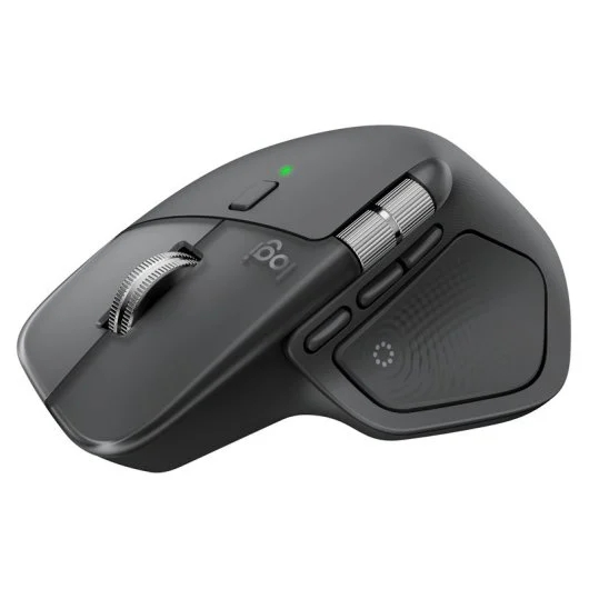 Logitech MX Master 4 Mouse wireless avanzato - Sensore Darkfield 8K DPI - Scorrimento MagSpeed 1000 linee al secondo - Risposta tattile personalizzabile Haptic Sense - Bluetooth e Logi Bolt - Colore grafite