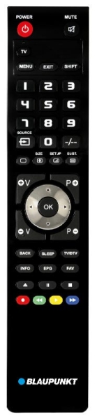 Telecomando universale Blaupunkt 4 in 1 - Programmabile per un massimo di 4 dispositivi contemporaneamente - Cavo microUSB incluso - Controllo a infrarossi - Colore Nero