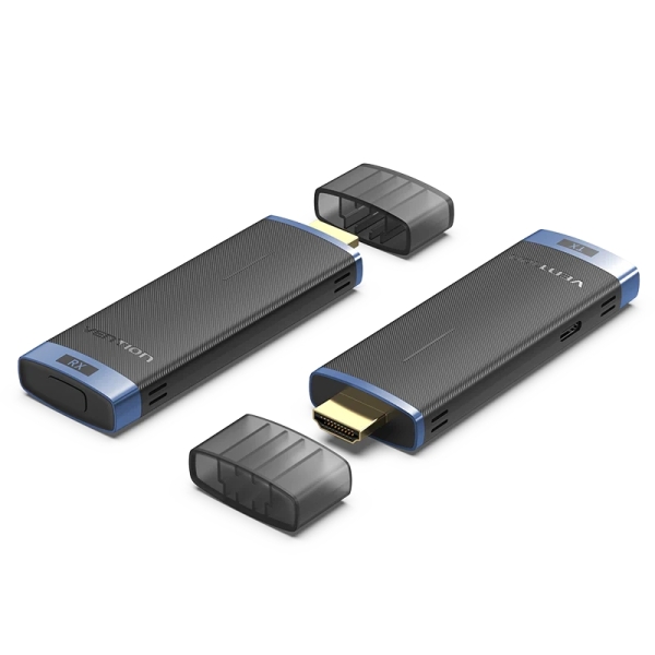 Vention Trasmettitore e ricevitore HDMI wireless 5 GHz - Risoluzione Full HD - Portata fino a 40 m - Alimentazione tramite USB-C - Colore Nero