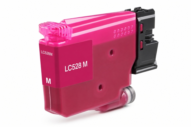 Compatibile Brother Brother LC528 Magenta Cartuccia d'Inchiostro a pigmenti compatibile - Sostituisce LC528M