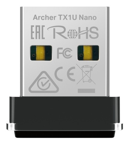 TP-Link Archer TX1U Nano Adattatore USB Wi-Fi 6 - Velocità 287 Mbps - Sicurezza avanzata - Colore Nero