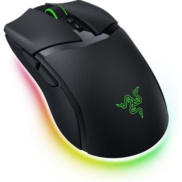 Razer Cobra PRO Mouse da gioco - Sensore ottico da 30.000 dpi - 10 pulsanti programmabili - Wireless - Tecnologia Razer Chroma RGB - Colore Nero