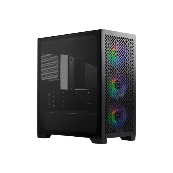 Cooler Master Elite 302 Case MicroATX - 3 ventole da 120 mm ARGB - Finestra laterale - Frontale in rete - USB-C