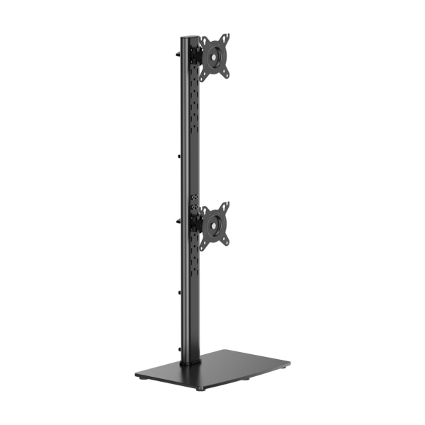 Aisens Supporto da tavolo Eco con base girevole e inclinabile per 2 monitor/TV da 17-34" - Peso massimo 12 kg - Colore Nero