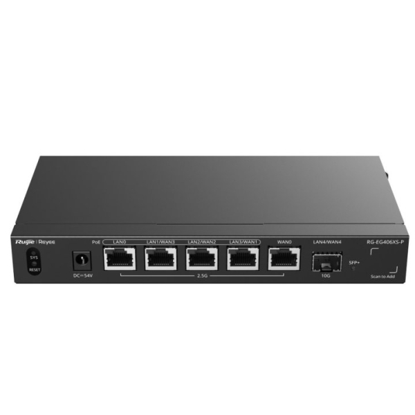 Ruijie RG-EG406XS-P Router gestito - 6 porte - 5x Ethernet 2