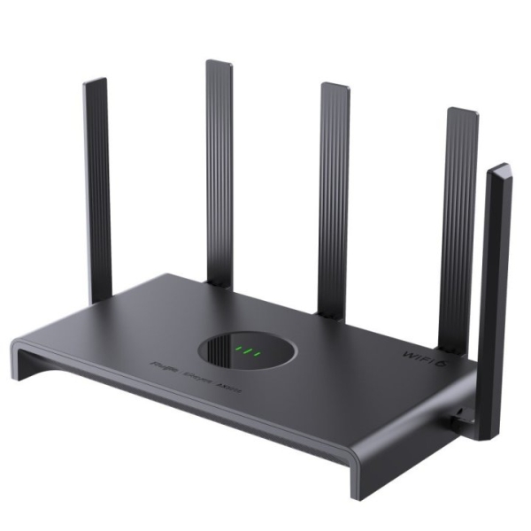 Ruijie RG-EW3000GX PRO Router dual-band - 5 porte - Velocità wireless fino a 3 Gbps - Wi-Fi 6 AX3000 - Supporto Mesh - Colore Nero