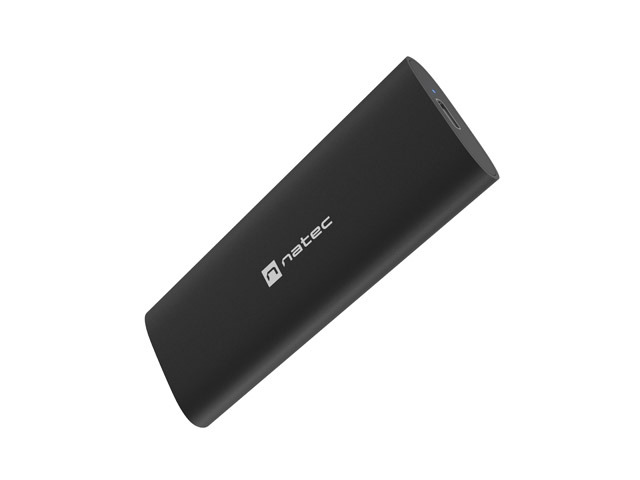 Natec Rhino M.2 Box esterna per dischi SSD M.2 - NVMe Lite - USB-C 3.2 - Compatibile con dischi fino a 10 TB - Colore Nero
