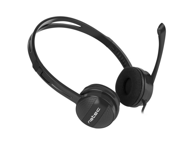 Natec Canary Go Cuffie con archetto e microfono - Mini jack da 3