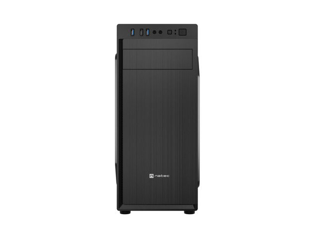 Natec Aracanta Case Midi Towa Micro-ATX/ATX/Mini-ITX - 1xUSB 3.0 e 1xUSB 2.0 - Compatibile con Kensington Lock - Colore Nero