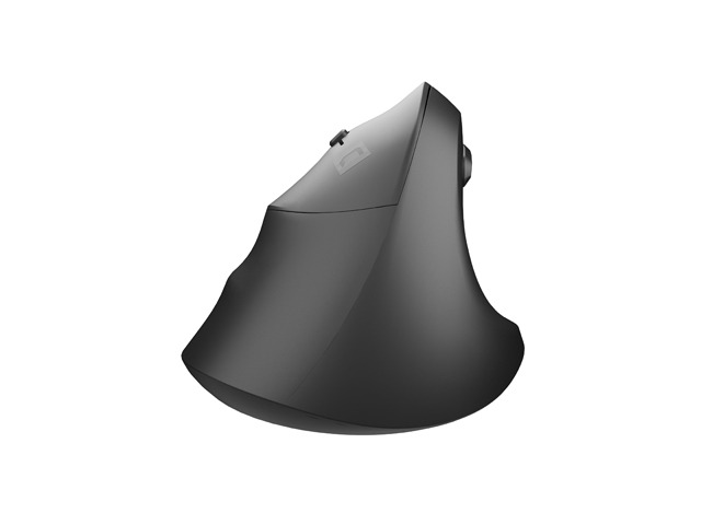 Natec Crake 2 Left Mouse ottico verticale wireless - Design per mancini - 2.400 dpi - Bluetooth + 2