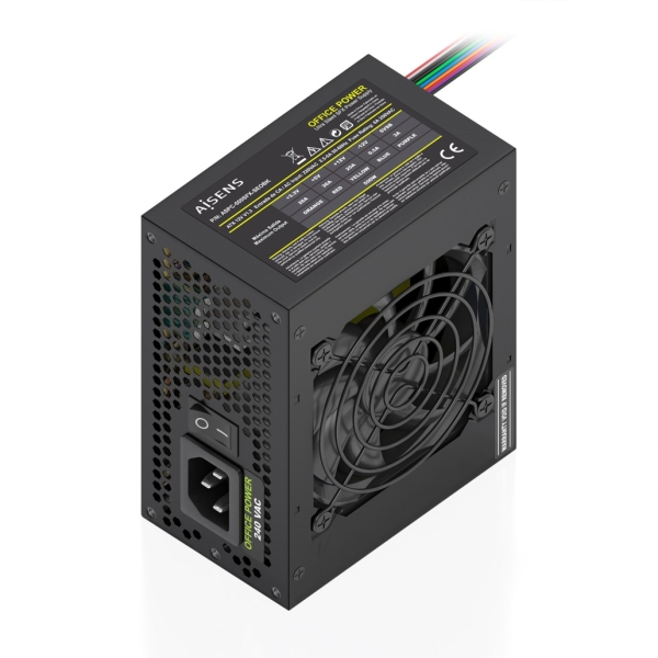 Aisens ASPC-500SFX-SEOBK Alimentatore 500 W SFX - Ventola da 80 mm - OEM - Colore Nero