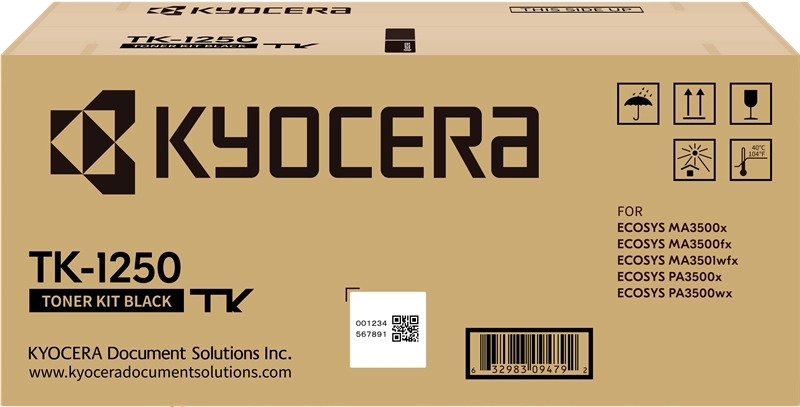 Kyocera TK1250 Nero Cartuccia toner originale - 1T0C3H0NL0