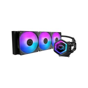 Cooler Master Masterliquid 360 Core II ARGB Kit di raffreddamento a liquido - Ventole preinstallate - Illuminazione Infinity Mirror - Colore Nero