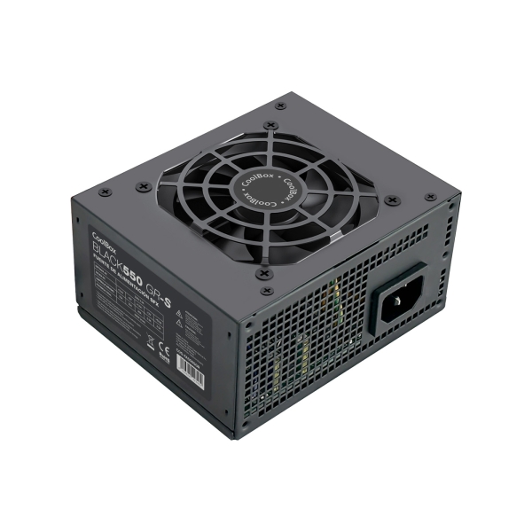 CoolBox BLACK550 GR-S Alimentatore 550 W SFX - Ventola da 80 mm - Colore Nero