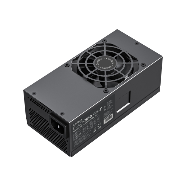 CoolBox BLACK550 GR-T Alimentatore 550 W TFX - Ventola da 80 mm - Colore Nero