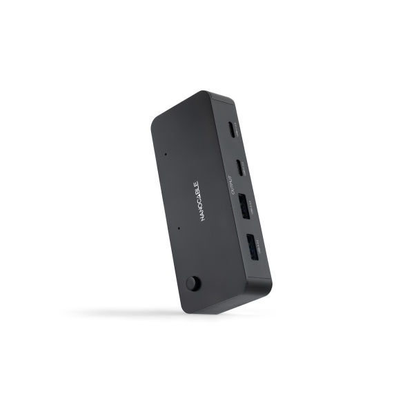 Nanocable Switch 2xUSB 3.0 a 2xUSB-A 3.0 + 2xUSB-C - Colore Nero