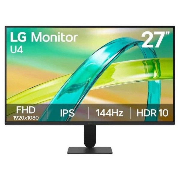 Monitor LG U4 da 27" IPS Full HD 144 Hz HDR10 FreeSync - Tempo di risposta 5 ms - 16:9 - HDMI