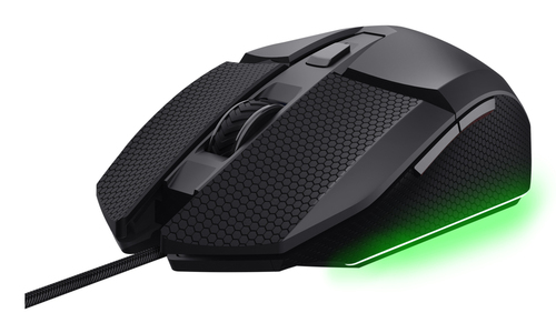TRUST MOUSE GAMING ILLUMINATO CABLATO 10.000DPI - 10.000Hz POLLING - GXT121 FELOX+ NERO