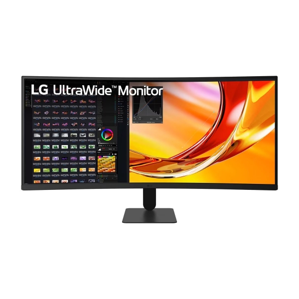 Monitor LG Ultrawide da 34" curvo 1800R VA WQHD 120 Hz HDR10 AMD FreeSync Premium - Tempo di risposta 5 ms - 21:9 - HDMI, DisplayPort - VESA 100x100 - Colore: Nero