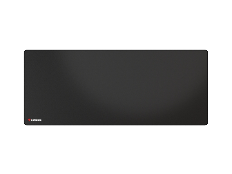 Genesis Carbon 500 Tappetino Ultra Logo - 1100×450×2,5 mm - Superficie in tessuto - Base in gomma antiscivolo - Colore Nero