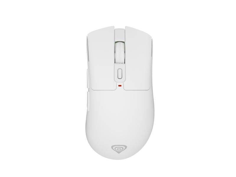 Mouse da gioco Genesis Zircon 880 - Sensore ottico 12000 DPI PAW3311 - 6 pulsanti - USB / 2,4 GHz / Bluetooth - Interruttori ottici Kailh - Colore: Bianco