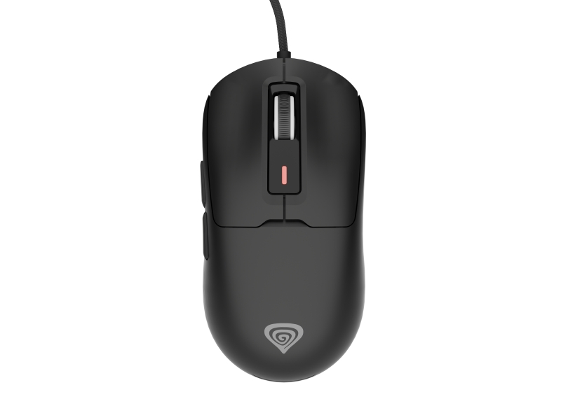 Mouse da gioco Genesis Krypton 660 - Sensore ottico da 12.000 DPI PAW3327 - 6 pulsanti - USB - Interruttori Huano Purple - Colore Nero