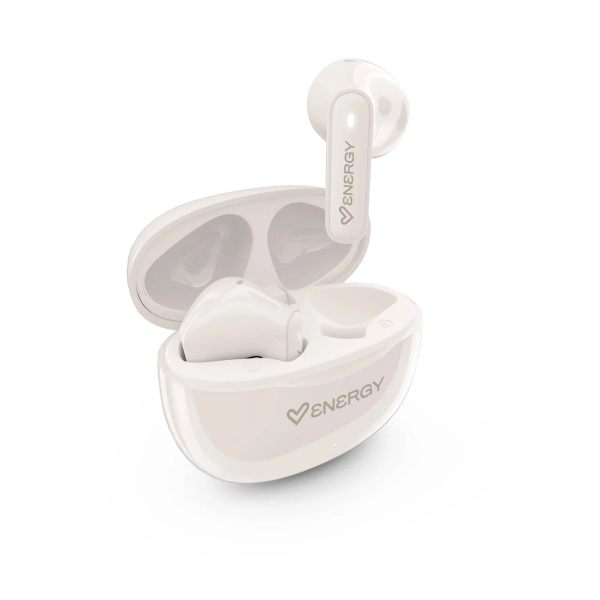 Energy Sistem PopBuds Auricolari True Wireless - Bluetooth 6.0 - 20 ore di autonomia - Design compatto - Colore Bianco