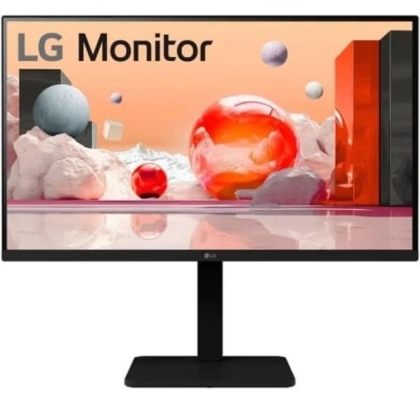 Monitor LG 27BA560-T da 27" IPS Full HD 100 Hz - Tempo di risposta 5 ms - Regolabile in altezza, ruotabile e inclinabile - Altoparlanti da 4 W - HDMI, DisplayPort, VGA, hub USB - VESA 100x100 mm - Colore Nero