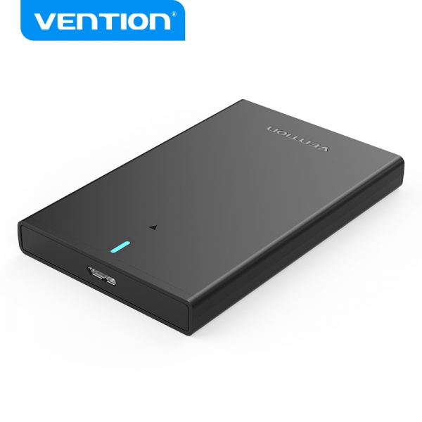Vention Box esterna per disco rigido da 2,5" USB 3.0 a Micro USB senza viti - Colore Nero