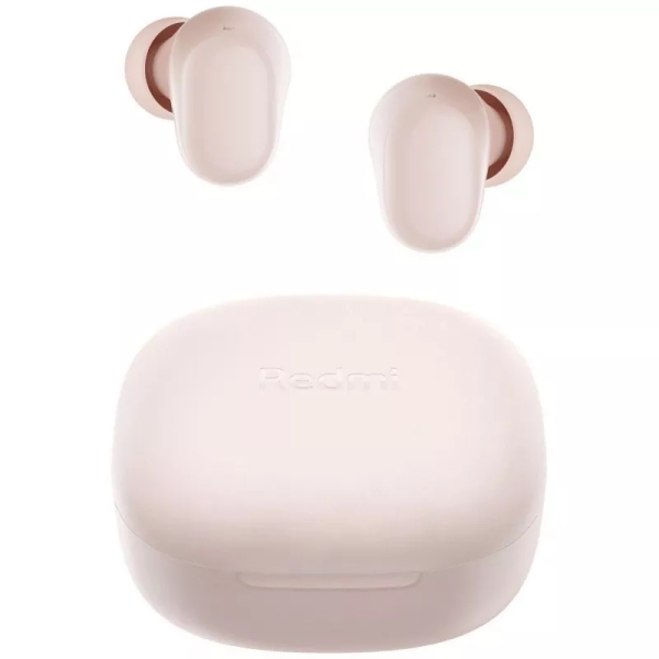 Auricolari Bluetooth 5.4 Xiaomi Redmi Buds 6 Play - Microfono Integrato - Autonomia fino a 7,5h - Resistenza all'Acqua IPX4 - Controllo Touch - Colore Rosa