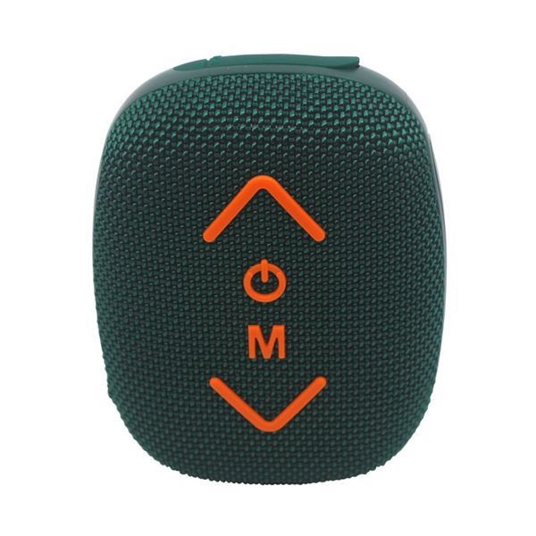 Coolsound Riderbeat Altoparlante Bluetooth True Wireless 7W - Autonomia fino a 3 ore - USB, MicroSD e Aux - Funzione vivavoce - Radio FM - Supporto per manubrio - Colore verde