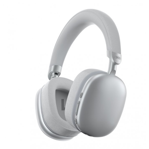 Cuffie XO BE55 con archetto - Cancellazione del rumore - Bluetooth 5.4 - Portata 10 m - Sopraorecchiali - Autonomia fino a 36 ore - Altoparlante da 40 mm - Pulsante fisico - Colore Bianco
