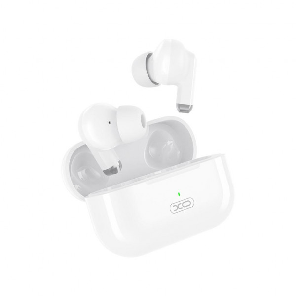 Cuffie TWS XO X40 - Bluetooth 5.3 - Doppio microfono - Controllo tattile - 4 ore di musica - Custodia da 250 mAh - Colore Bianco