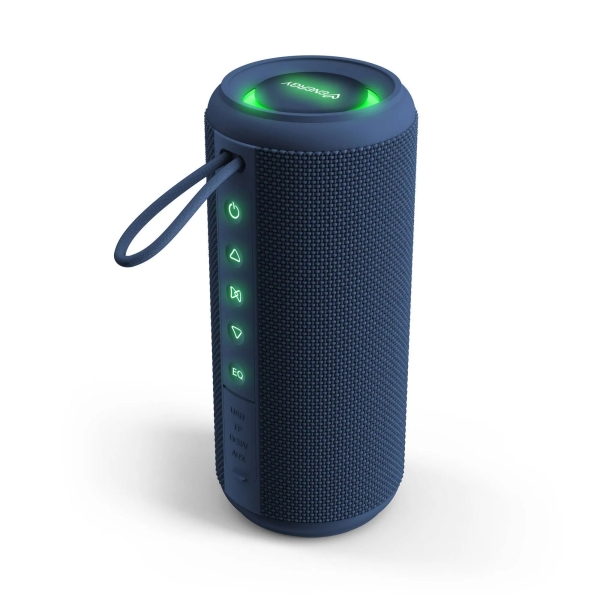 Energy Sistem Ocean Altoparlante 25 W - Bluetooth 5.4 - Funzione True Wireless - Fino a 14 ore di autonomia - Luci RGB - Funzione vivavoce - Colore Blu